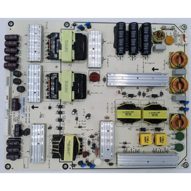 Vizio D60-F3 4K LED TV 1P-116AX02-1010 Power Supply Board- 09-70CAR0F0-00