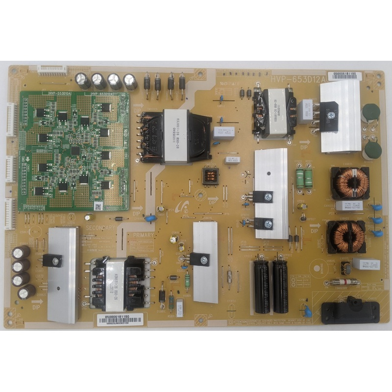 Vizio D65-F1 LED TV HVP-653D12A Power Supply Board- 0500-0618-1190