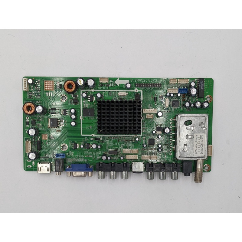 Curtis LCDVD195A TV B.ZRA52C 8373 Main Board- 0709040356