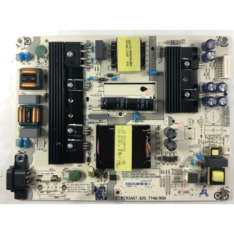 Hisense 55R6000E 4K LED TV RSAG7.820.7748/ROH Power Supply Board- 222172