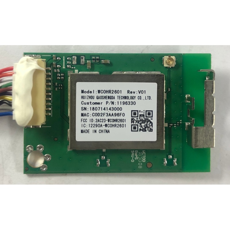Hisense 55R6000E 4K UHD TV WCOHR2601 Wireless Adapter Card & Cable- 1196330