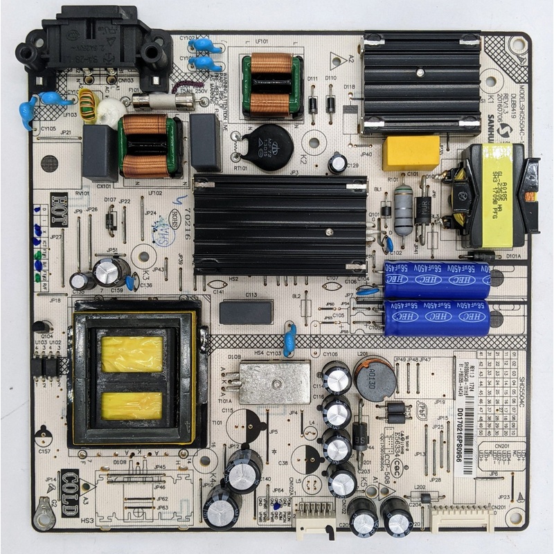 Hitachi 55R80 LED TV SHG5504C-101H Power Supply Board- 81-PWE055-H4C22