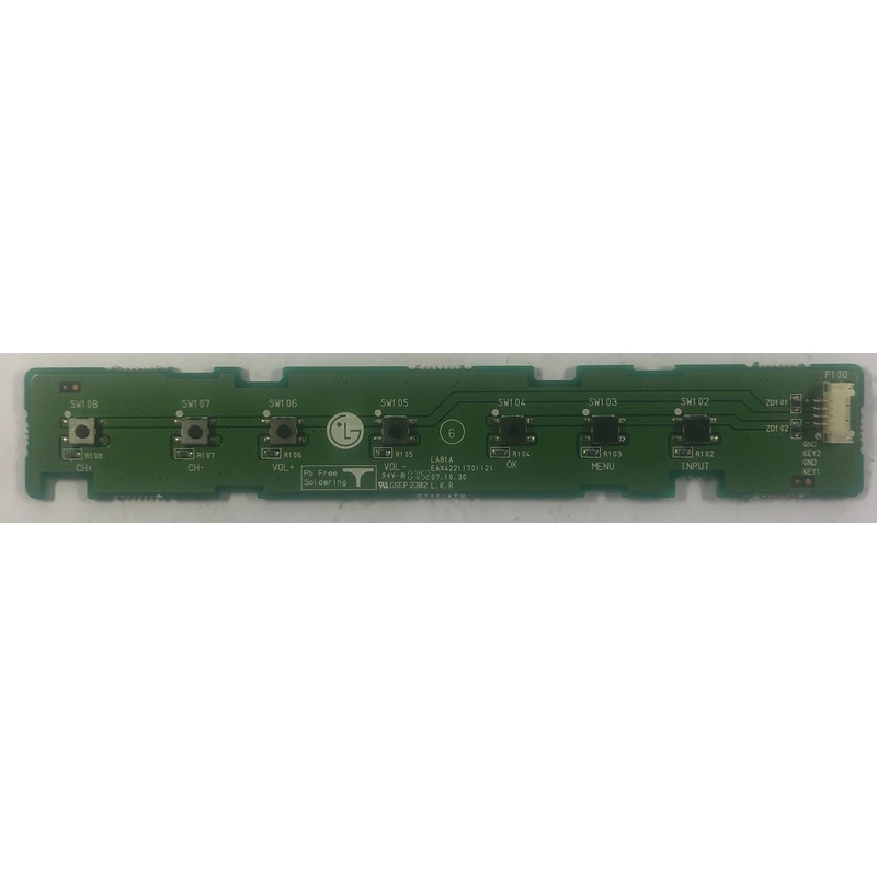 LG 37LG50 LCD TV AGF3701 Key Controller Board- EAX42211701