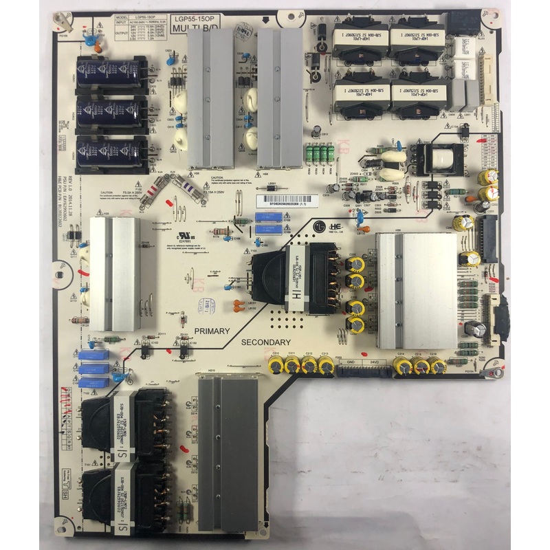 LG 55EF9500 4K OLED TV LGP55-15OP Power Supply Board- EAY62992602