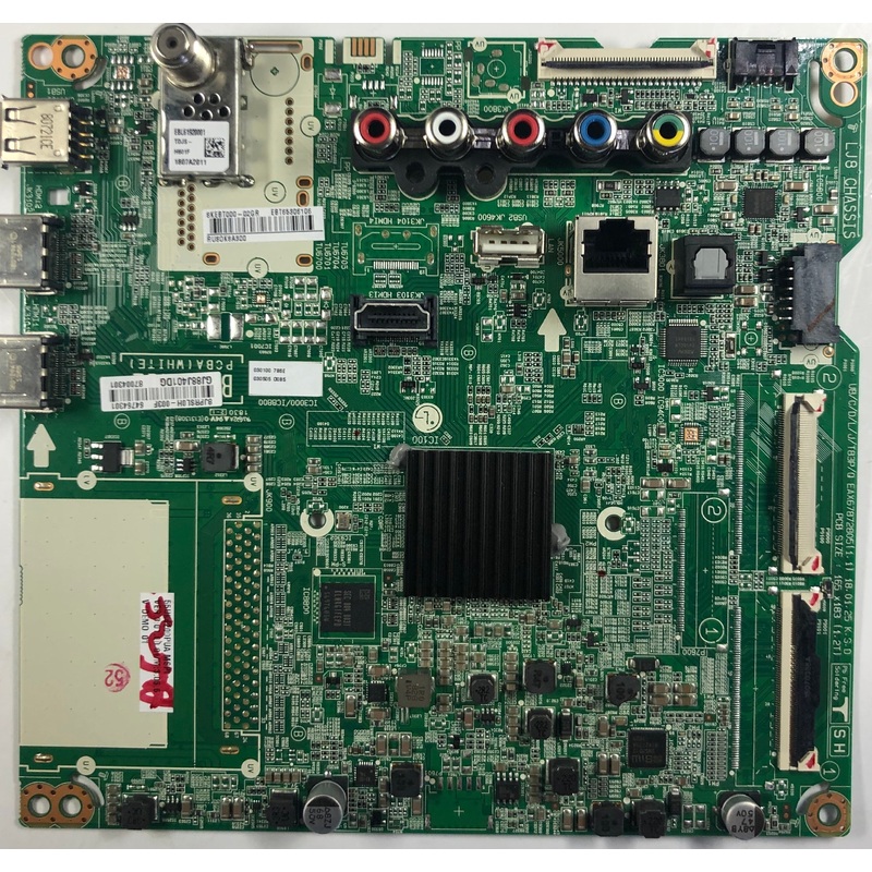 LG 55UK6200PUA 4K LED TV EAX67872805 Main Board- EBT65306106