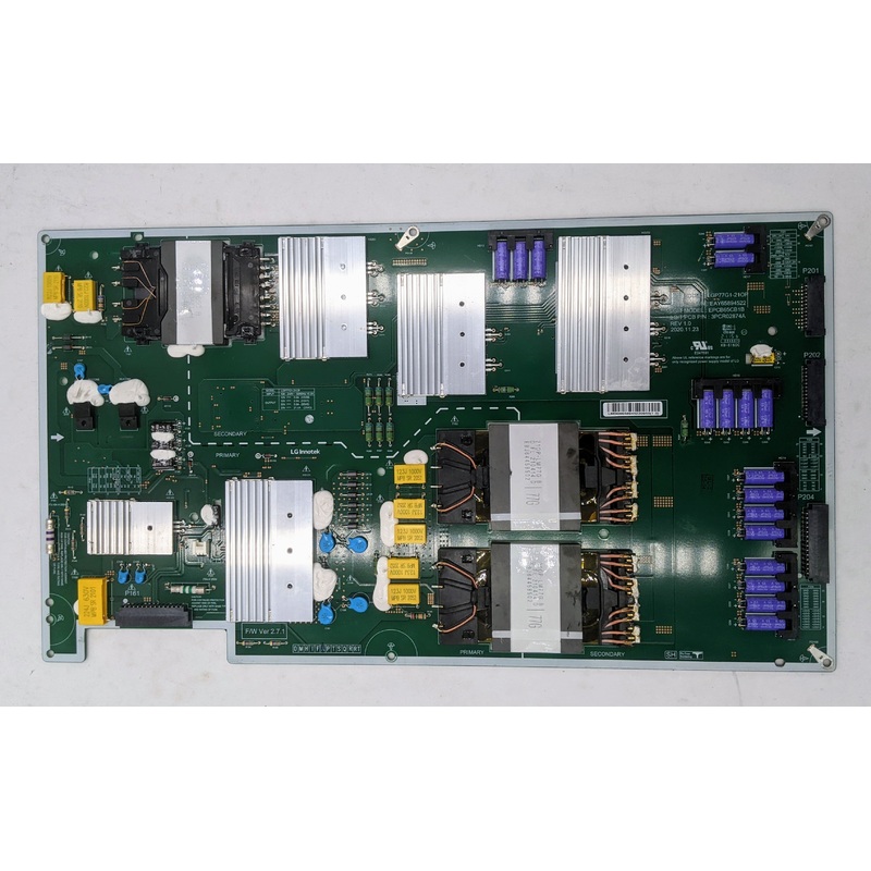 LG NanoCell NANO75 LED TV LGP77G1-21OP Power Supply Board- EAY65894522