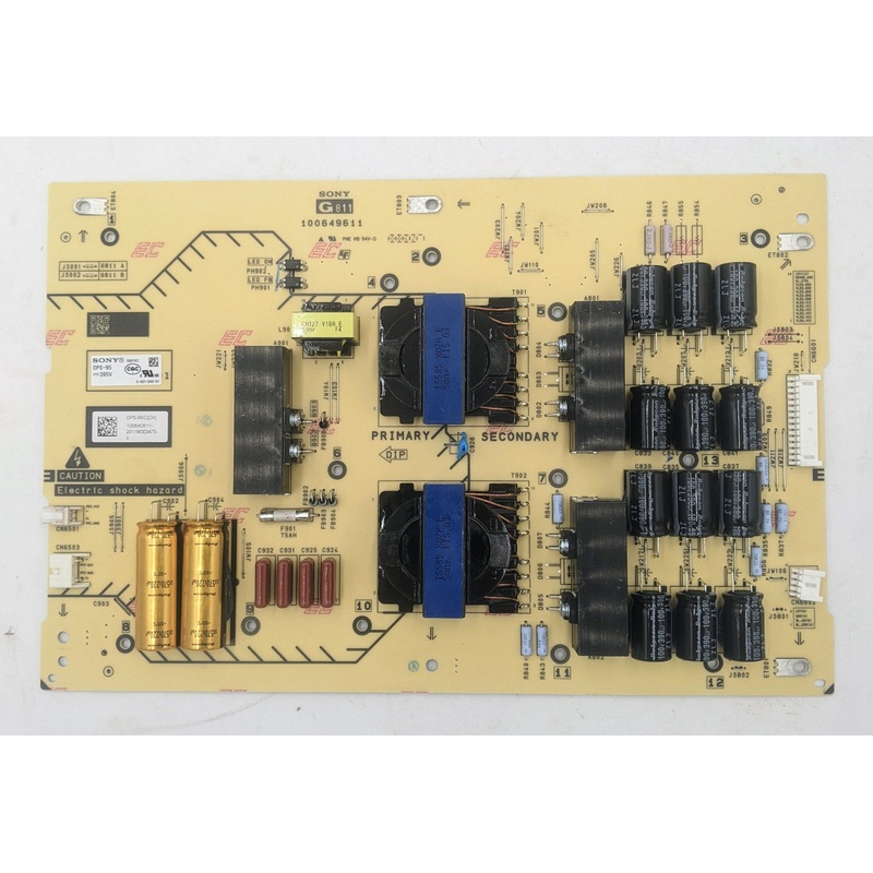 Sony BRAVIA X950G LED TV DSP-95/C(CH) Power Supply Board- 1-006-405-11