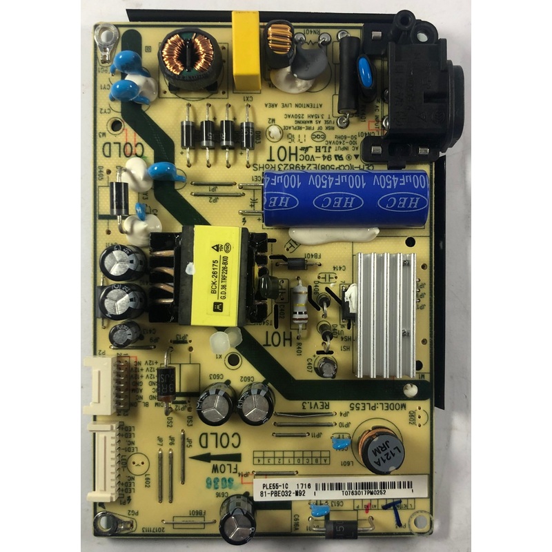 TCL 32S305 LED TV PLE55-1C Power Supply Board- 81-PBE032-M92