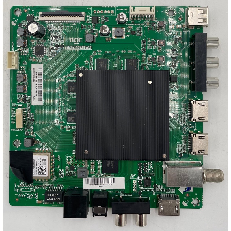 Vizio D65X-G4 4K LED TV T.MT5597.U751 Main Board- 320000000