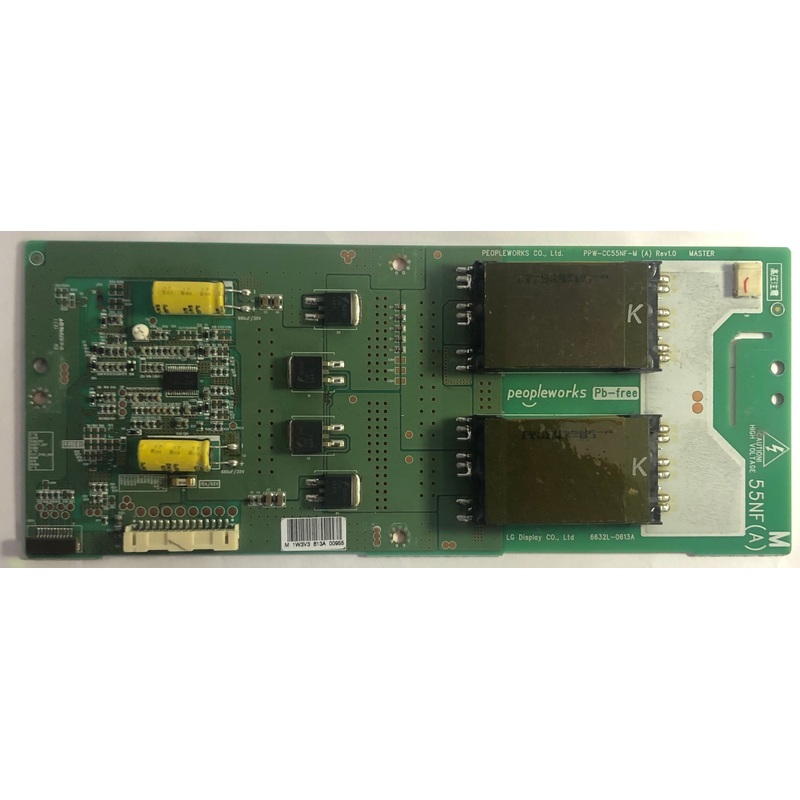 Vizio E552VL LCD TV PPW-CC55NF-M Backlight Inverter Board- 6632L-0613A