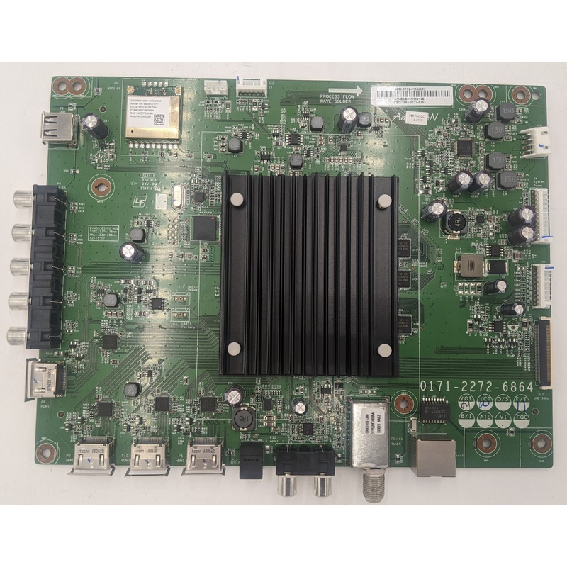 Vizio E65-E0 LED TV 0171-2272-6864 Main Board- 3665-0732-0395