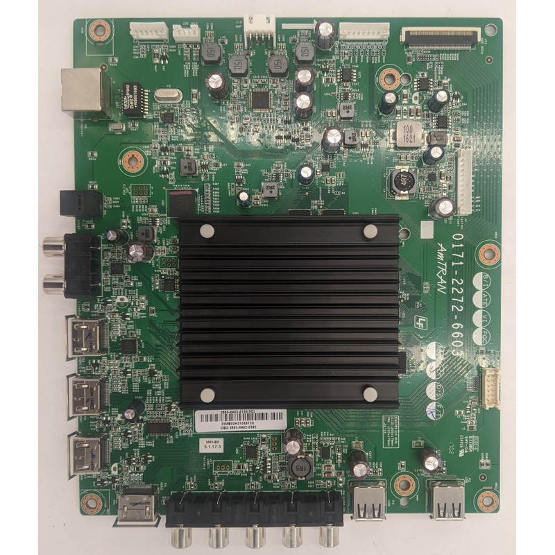 Vizio M65-E0 LED TV 0171-2272-6603 Main Board- 3665-0402-0395