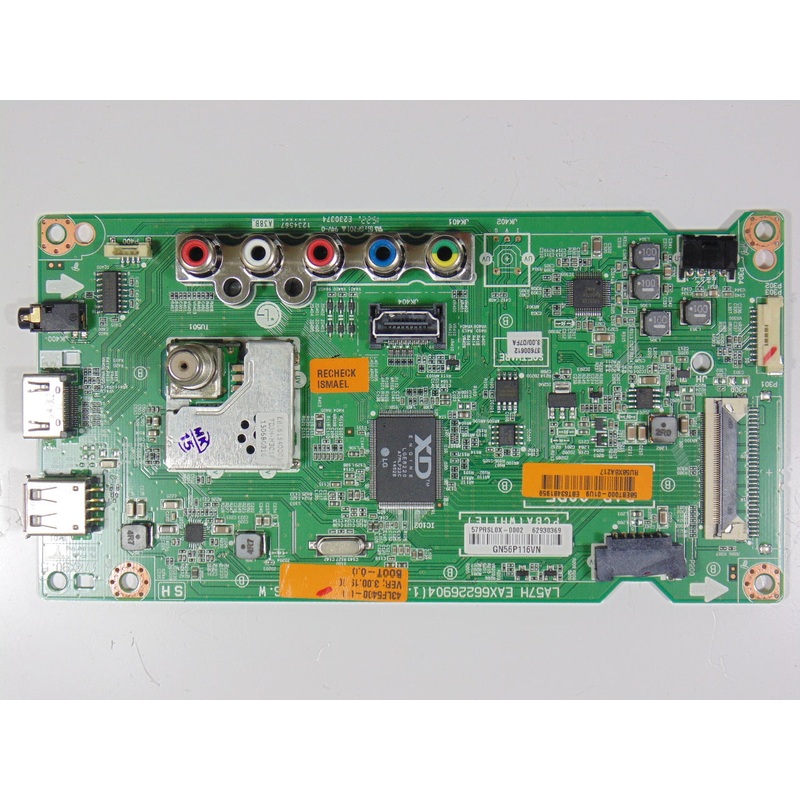 LG 43LF5400 LED TV EAX66226904 Main Board- EBT63481959
