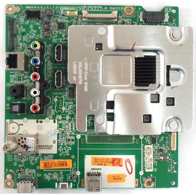 LG 49UH6030-UD 4K LED TV EAX66943504 Main Board- EBT64138339