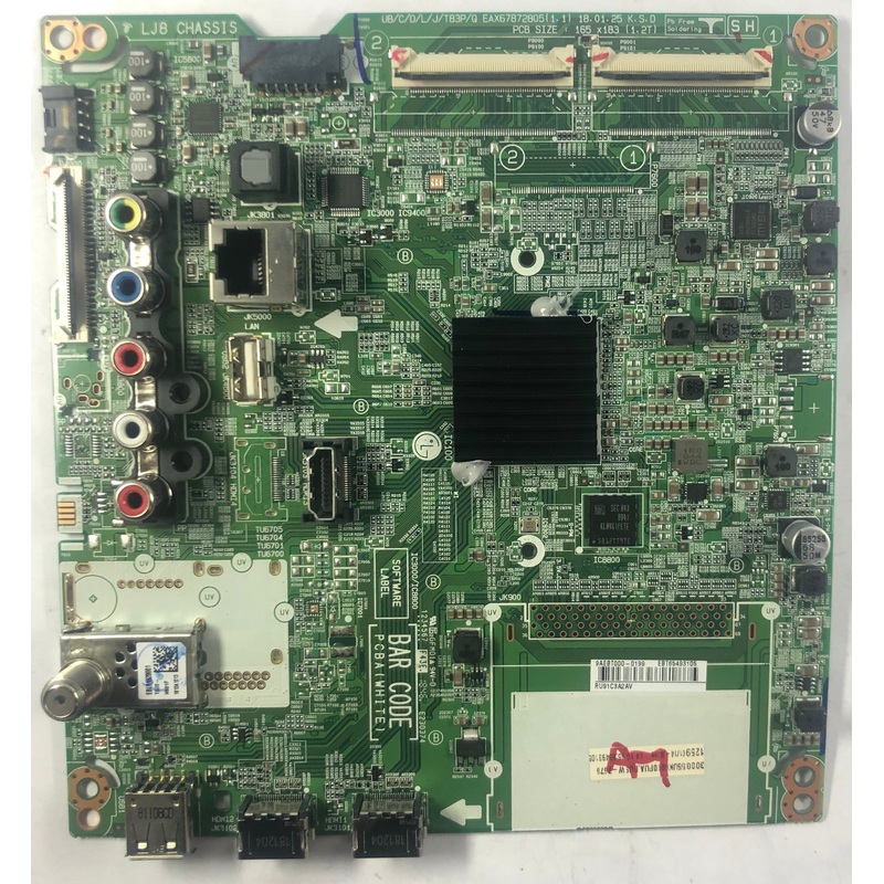LG 55UK6090PUA 4K LED TV EAX67872805 Main Board- EBT65493105