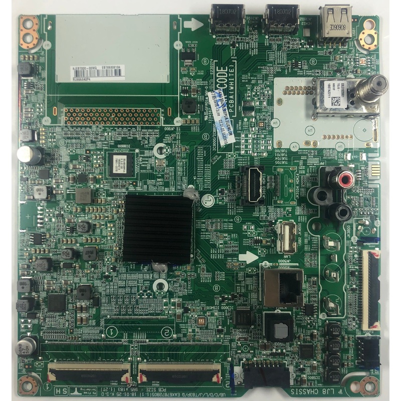 LG 55UK6200PUA 4K LED TV EAX67872805 Main Board- EBT65306104