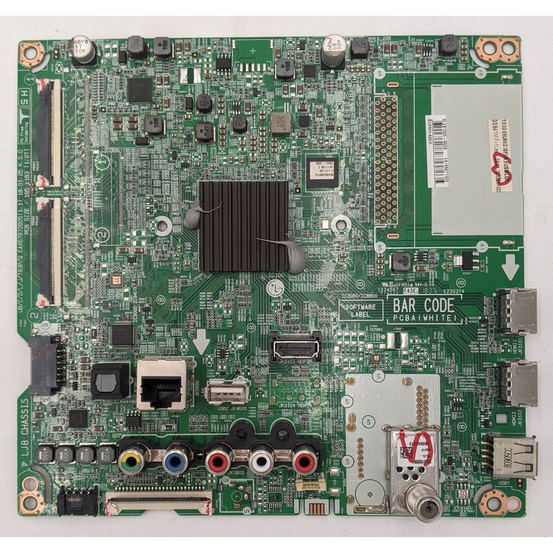 LG 65UK6500PUA 4K LED TV EAX67872805 Main Board- EBT65211003