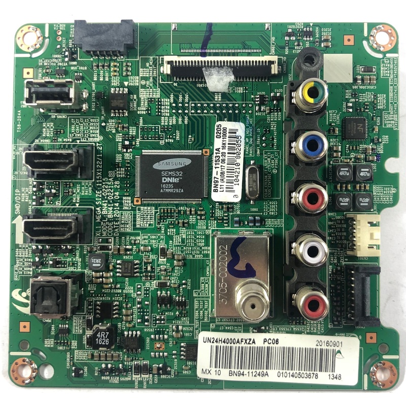 Samsung UN24H4000AFXZA LED TV BN41-92215 Main Board- BN94-11249A