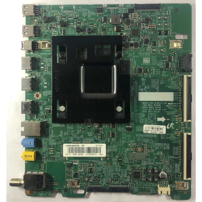 Samsung UN50MU6300FXZA 4K LED TV BN41-02568 Main Board- BN94-12432A