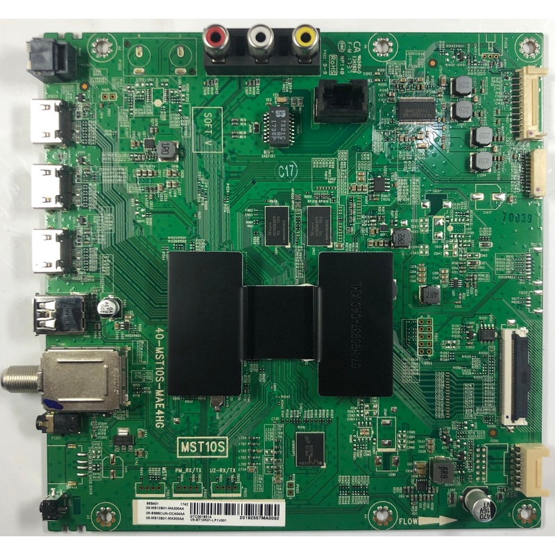 TCL 65S401 4K LED TV 40-MST10S-MAE4HG Main Board- 08-MS10S01-MA200AA