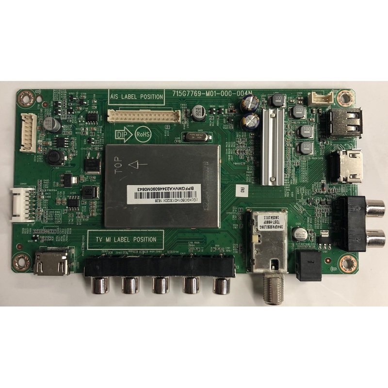 Vizio D-Series D43n-E1 LED TV Main Board- XGCB01K013020X