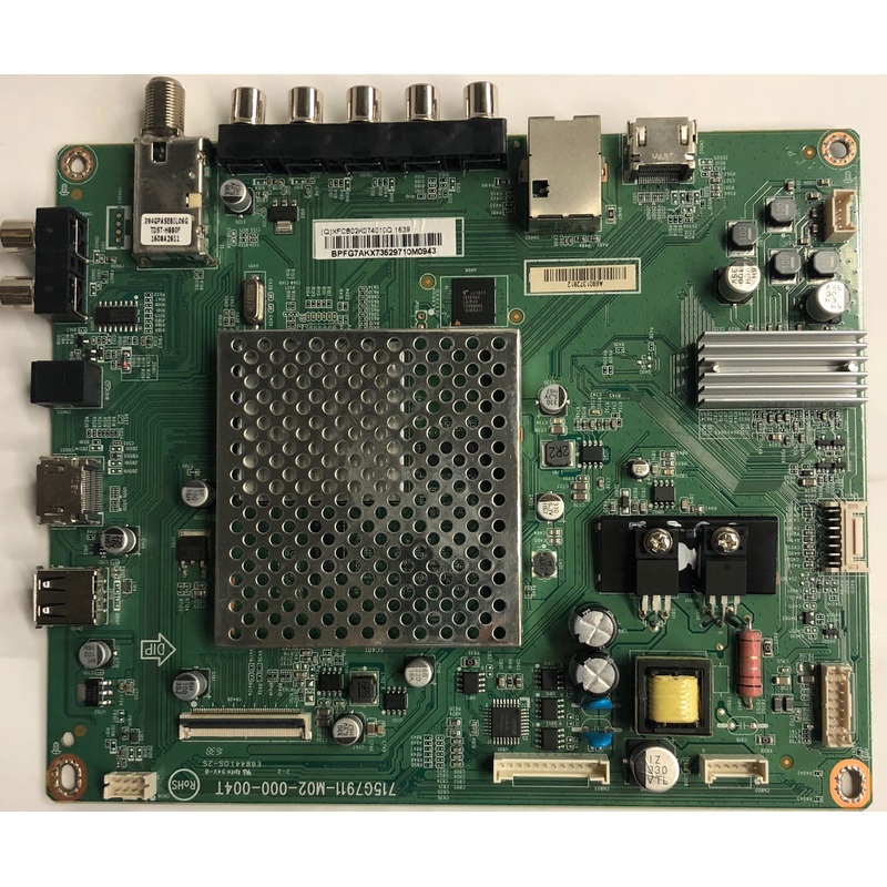 Vizio D40-D1 LED TV 715G7911-M02-000-004T Main Board- XFCB02K074010Q