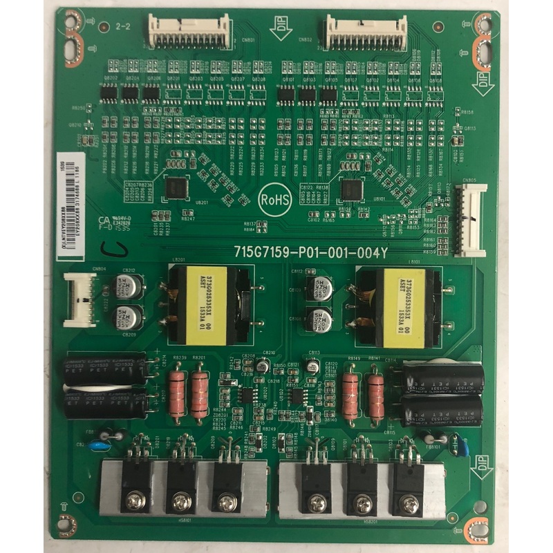Vizio D50U-D1 TV 715G7159-P01-001-004Y LED Driver Board- LNTVEY208XXB8