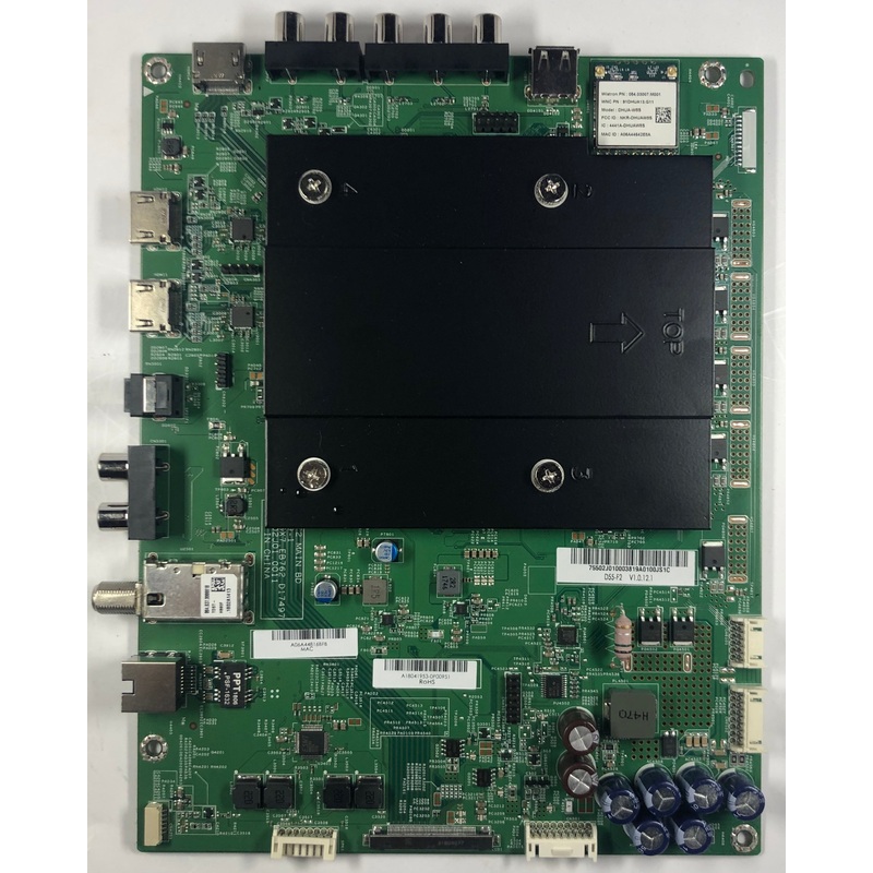 Vizio D55-F2 4K LED TV 748.02J01.0011 Main Board- 755.02J01.000
