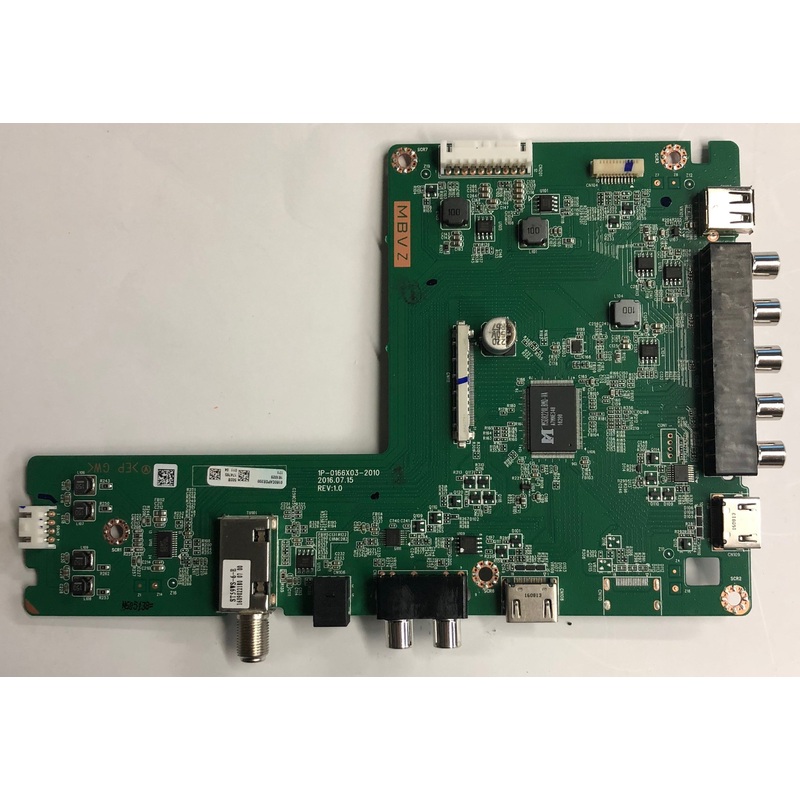 Vizio D60N-E3 LED TV 1P-0166X03-2010 Main Board- 0160CAP0E200