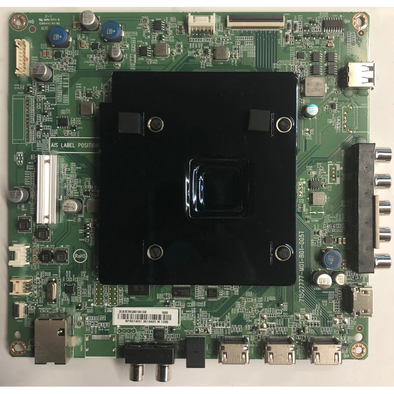 Vizio E50-E1 4K LED TV 715G7777-M01-B01-005T Main Board- XGCB0QK019010X