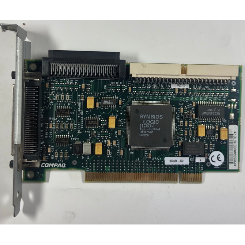 Compaq Prosignia 200 Server 003656-001 32-Bit PCI SCSI Ultra Wide SCSI-2/P Controller Card- 199633-001