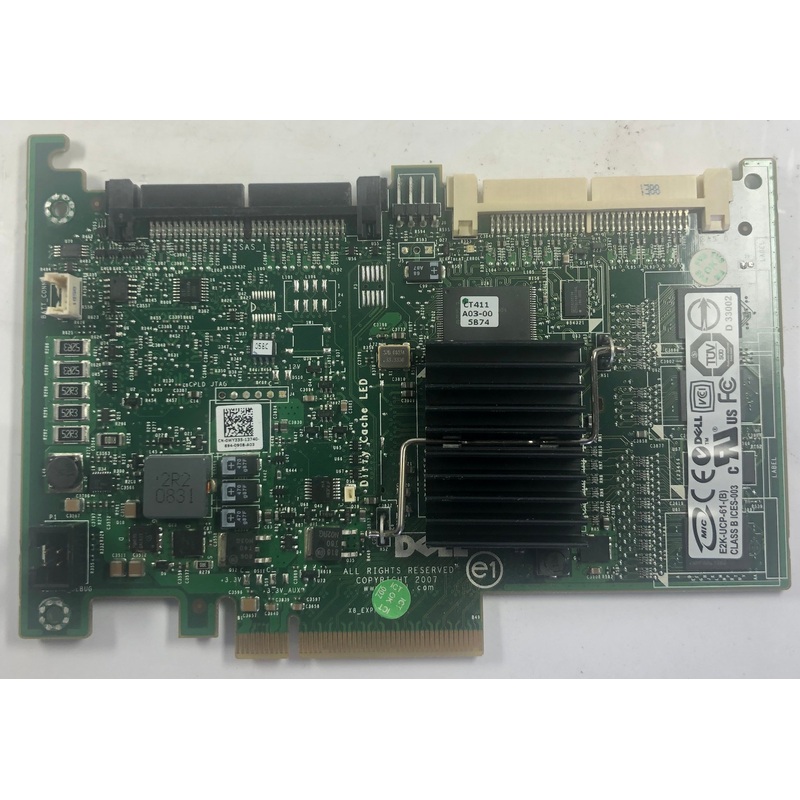 Dell Poweredge 2950 Server PERC 6i SAS 256MB Raid Controller Card- WY335