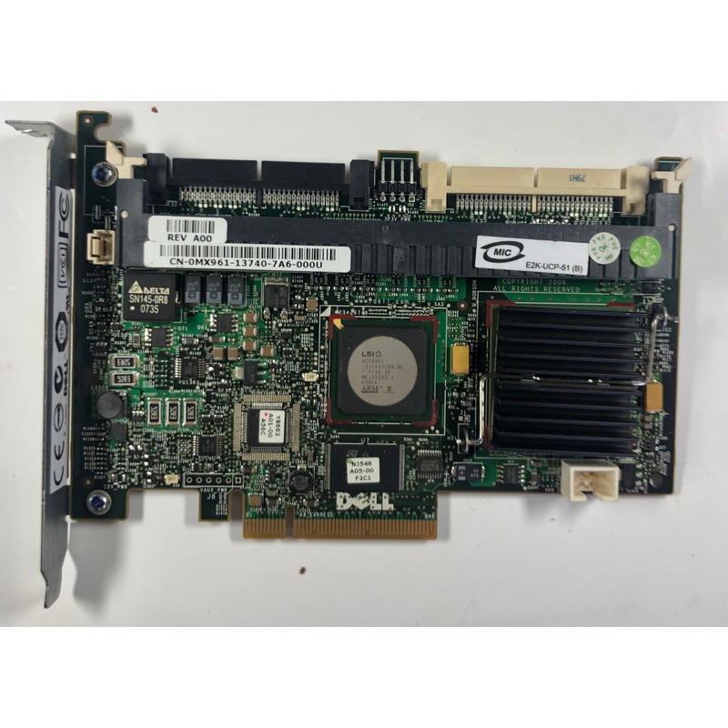 Dell PowerEdge 840 Server Perc 5i SAS/SATA RAID Controller- MX961
