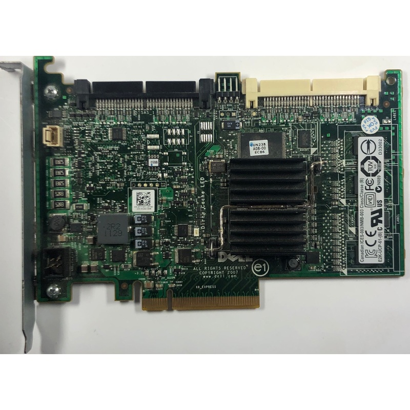 Dell PowerEdge T410 G2 Server Perc 6i SAS PCI-E RAID Controller- T774H