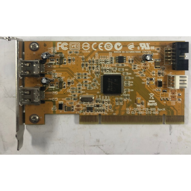 HP GLF-C050-PCB-600 Dual FireWire PCI-E Port Card- 515182-001
