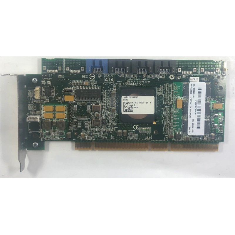 HP ProLiant DL100 G2 Server AAR-2420SA/HP 4-Channel SATA RAID Controller Card- 409448-001