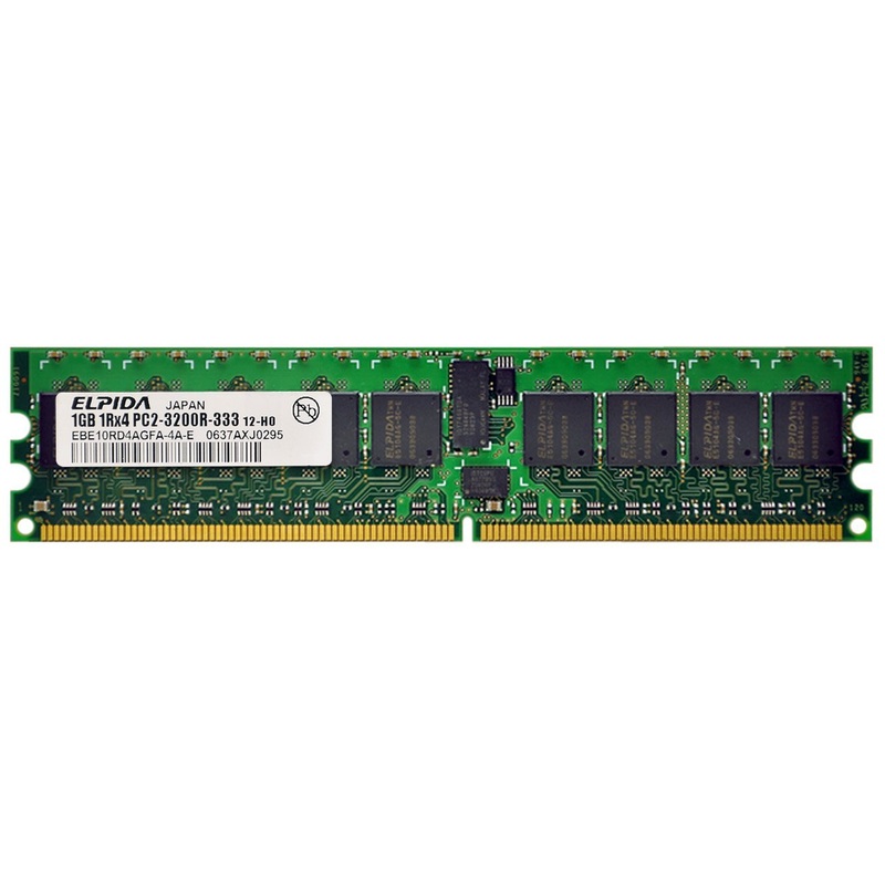 Elpida EBE10RD4AGFA-4A-E 1GB DDR2 Server RAM Memory