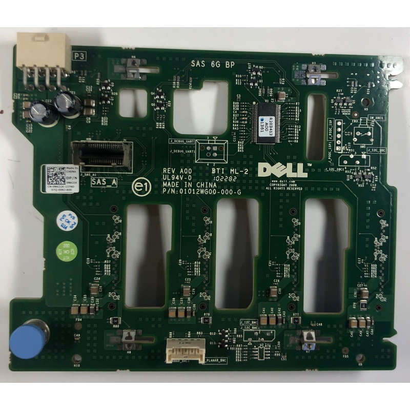 Dell PowerEdge T310 Server Hard Drive Backplane Board- N621K