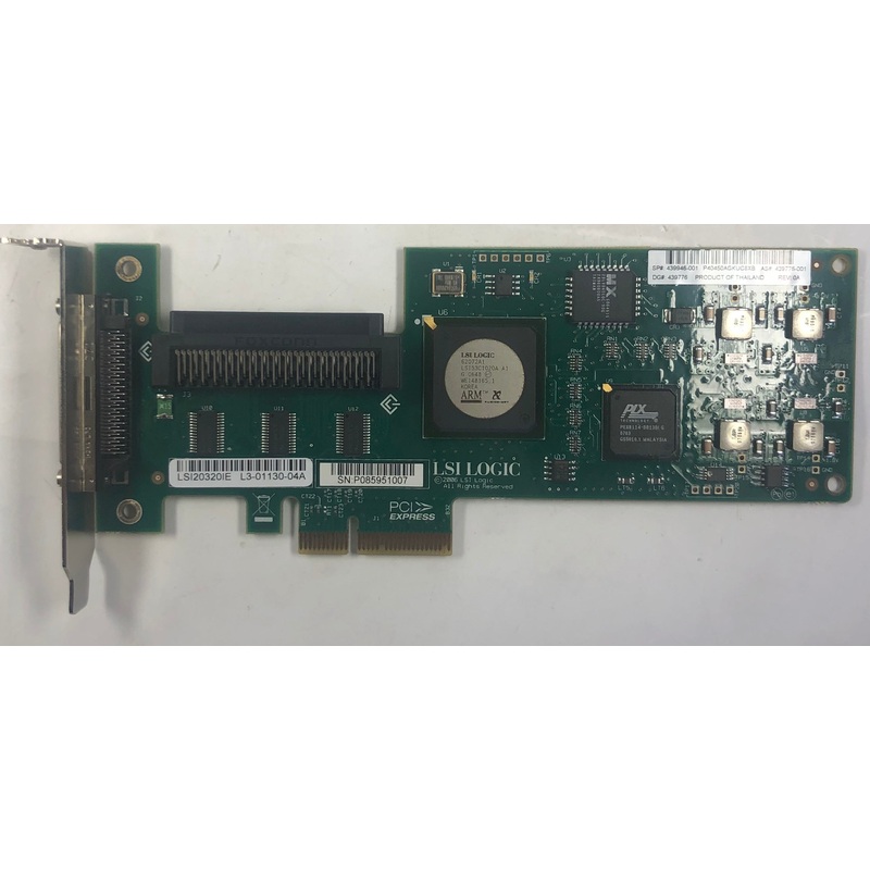 HP ProLiant DL380 G5 Server LSI20320IE Ultra320 PCI Express SCSI Controller Card- 439946-001