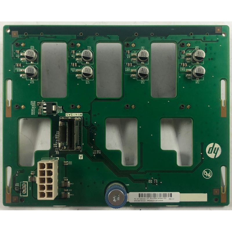 HP ProLiant ML310e Server 4-Slot SAS/SATA HDD Backplane Board- 686756-001