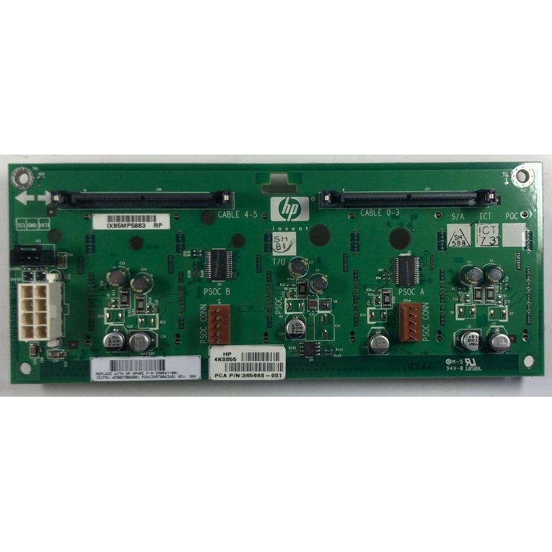 HP ProLiant ML350 G5 Server SAS 6-Slot Hard Drive Backplane Board- 390547-001