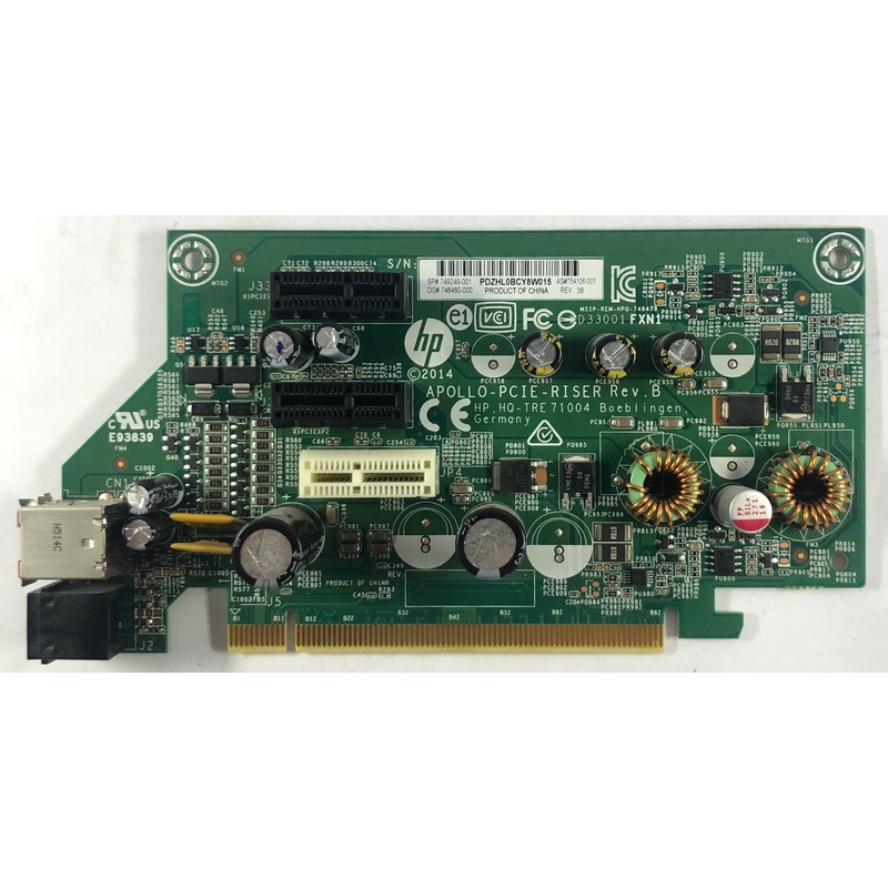 HP RP5810 Retail System APOLLO PCI-E Riser Card- 749249-001