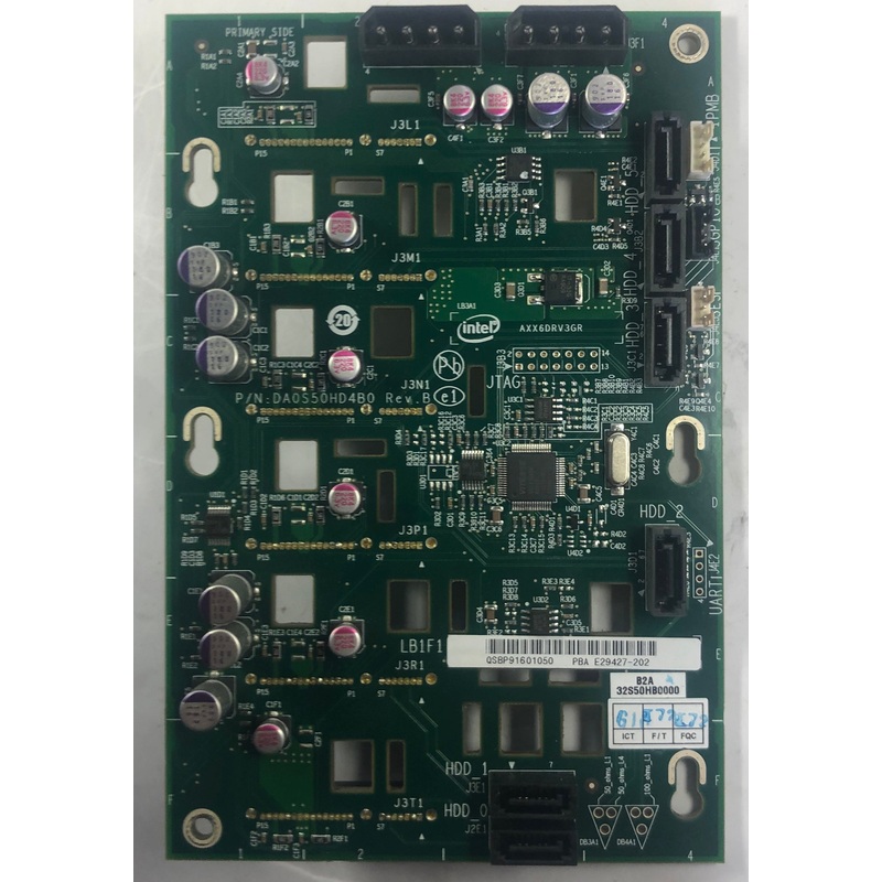 Intel Server DA0S50HD4B0 6-Slot SAS/SATA Backplane Board- E29427-202