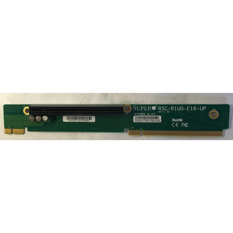 SuperMicro Server RSC-R1UG-E16-UP Left Riser Card