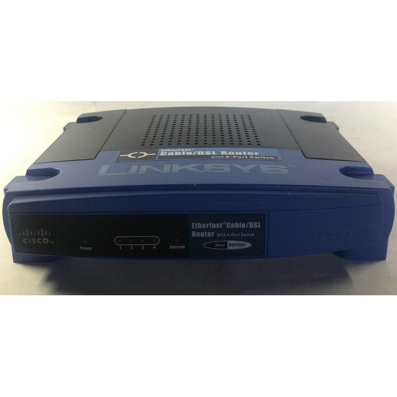 Cisco Linksys BEFSR41 EtherFast Cable/ DSL Router