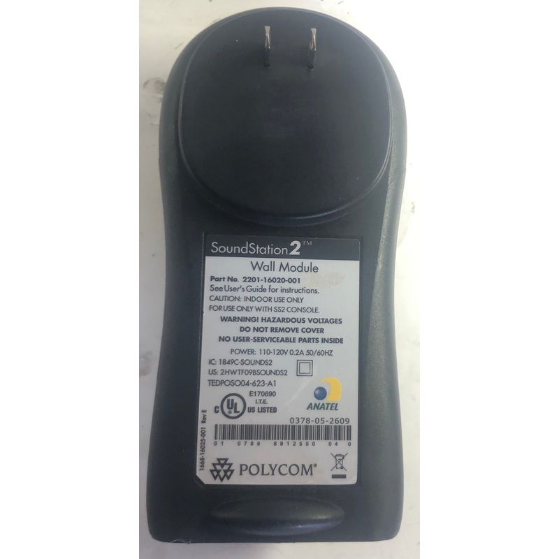 Polycom SoundStation 2 Wall Module Power Supply- 2201-16020-001