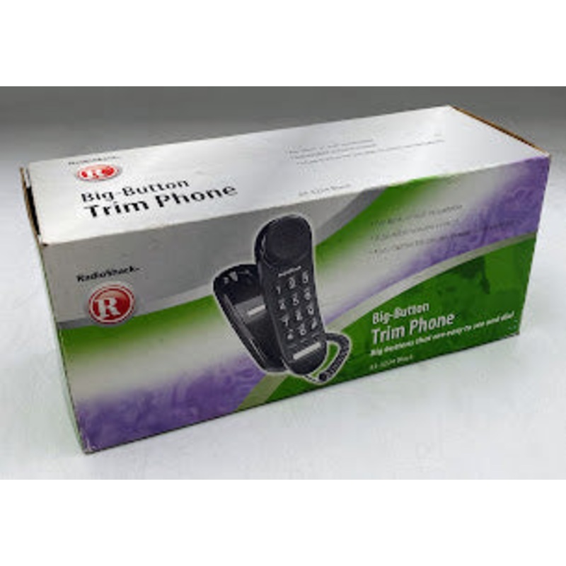 RadioShack 43-3224 Big Button Trim Phone