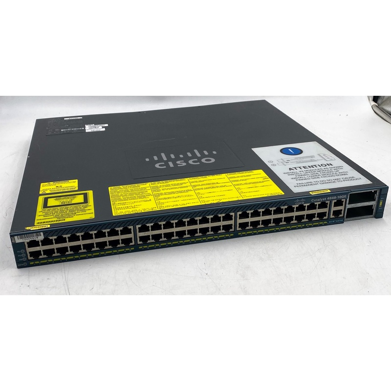 Cisco Catalyst WS-C4948-10GE 48 Port Gigabit Switch