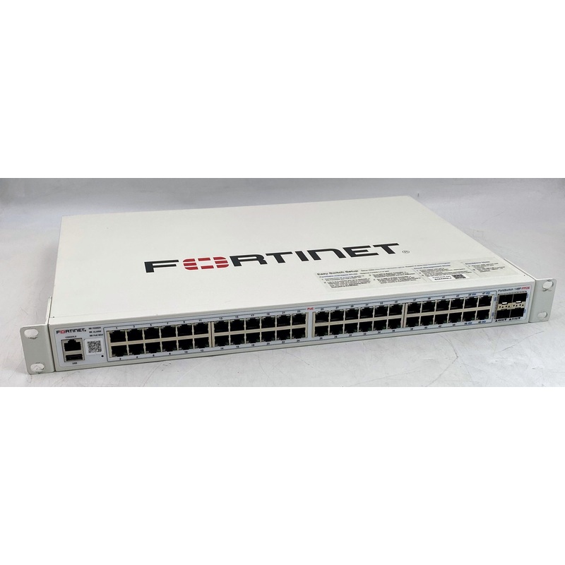 Fortinet FortiSwitch FS-148F-FPOE 48-Port Gigabit Ethernet PoE+ Switch