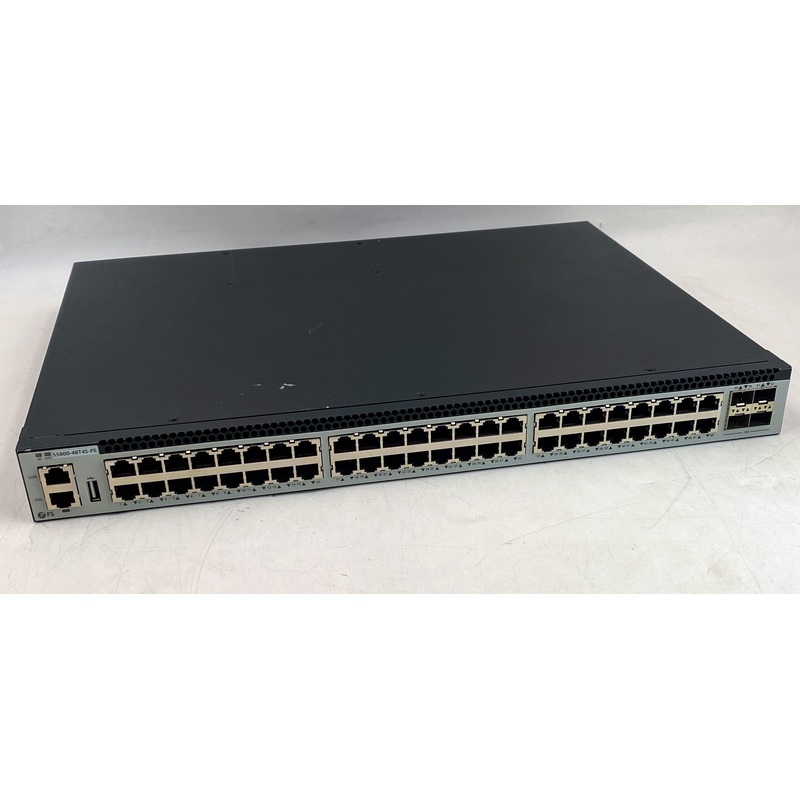 FS S5800-48T4S-PE 48-Port Gigabit Ethernet L3 Switch, 4x 10G SFP+ Ports